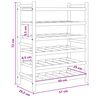 vidaXL Wijnrek Naturel 57 x 29,5 x 72 cm Bamboe