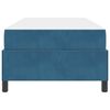 vidaXL Bedframe met matras Donkerblauw 90 x 200 cm Stof
