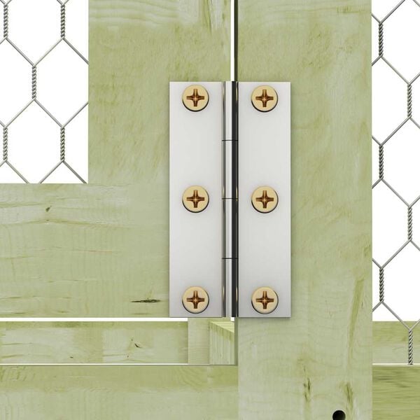 vidaXL Kippenhok 1,5x1,5x1,5 m ge&iuml;mpregneerd grenenhout