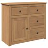 vidaXL Dressoir met lades PANAMA 93x40x80 cm massief grenenhout