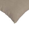 vidaXL Sofa Kussens 2 stuks Taupe 80 x 40 cm Stof