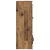 vidaXL Hoge kast met lade 3 pcs Oud Hout Bewerkt hout