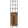 vidaXL Badkamer Kast Oud Hout 40 x 30 x 180 cm Bewerkt hout