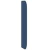 vidaXL Hoofdbord oor Blauw 80 x 16 x 4 cm Stof