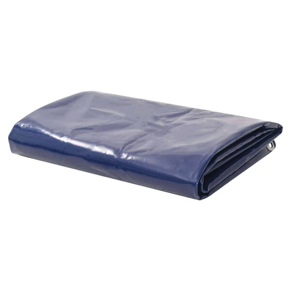 vidaXL Dekzeil 650 g/m² 1,5x20 m blauw