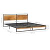 vidaXL Bedframe metaal 180x200 cm