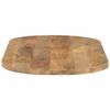 vidaXL Tafelblad ovaal 90x40x3,8 cm massief mangohout