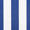 vidaXL Inklapbaar Zonnescherm Blauw en Wit 300 x 200 cm