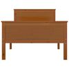 vidaXL Bedframe massief grenenhout honingbruin 90x200 cm