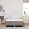 vidaXL Boxspringbed met matras Taupe 120 x 200 cm Stof
