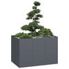 vidaXL Plantenbak 120x80x80 cm staal antracietkleurig