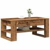 vidaXL Salontafel Oud Hout 102 x 55 x 45 cm Bewerkt hout