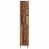 vidaXL Hoge kast met lade Oud Hout 69,5 x 34 x 180 cm Bewerkt hout