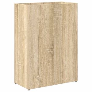 vidaXL Paraplu Standaard Sonoma Eiken 40 x 20 x 55,5 cm Bewerkt hout
