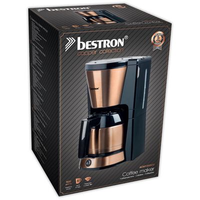 Bestron Koffiezetapparaat Copper Collection ACM1000CO 900 W