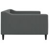 vidaXL Slaapbank 100x200 cm stof donkergrijs