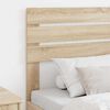 vidaXL Hoofdbord met hoofdeinde Sonoma Eiken 90 cm Bewerkt hout