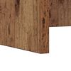 vidaXL Wandbureau Wandgemonteerd Oud Hout 80 x 45 x 30 cm Bewerkt hout