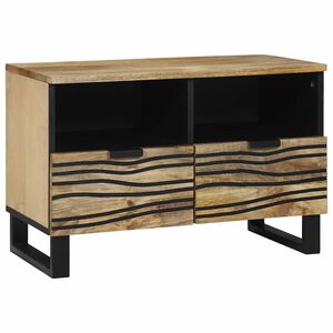 vidaXL TV Eenheden met lade Bruin 70 x 33 x 46 cm Bewerkt hout
