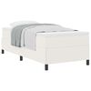 vidaXL Boxspringbed Cr&egrave;mekleurig 100 x 200 cm Katoen Stof