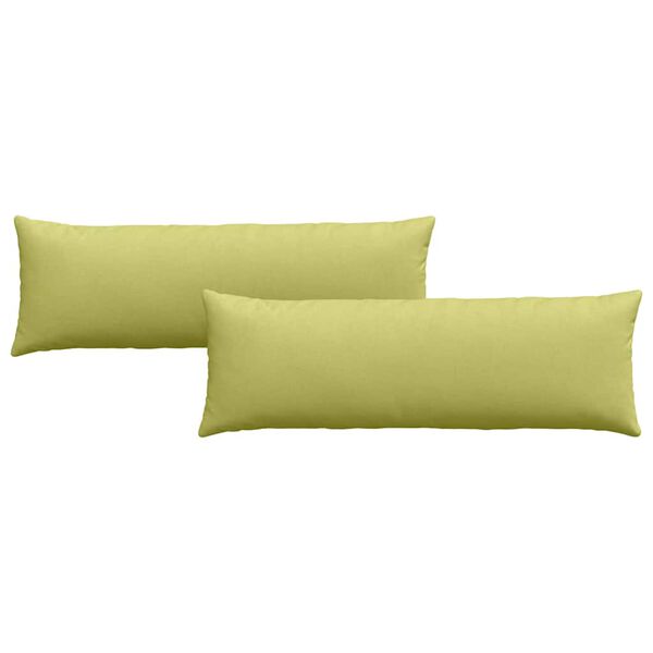 vidaXL Sofa Kussens 2 stuks Lichtgroen 120 x 40 cm Stof