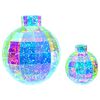 vidaXL Prismatische iriserende LED-kerstbal 2 st Meerkleurig