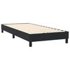 vidaXL Boxspring met matras fluweel zwart 90x220 cm