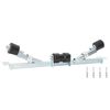 vidaXL Boot Trailer Ondersteuning 90,5 x 12 x 32 cm zilver