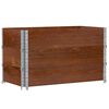 vidaXL Palletopzetranden 3 st 100x50 cm massief grenenhout bruin