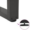 vidaXL Salontafelpoten 2 st V-vormig 60x(42-43,3) cm staal antraciet