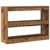 vidaXL Boekenkast Oud hout 100 x 30 x 72 cm Bewerkt hout