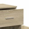 vidaXL Dressoirs 2 st 79x38x80 cm bewerkt hout sonoma eikenkleurig