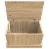 vidaXL Opbergbox Sonoma Eiken 50x30x28 cm Bewerkt Hout