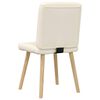 vidaXL Eetkamerstoelen 4 st linnen