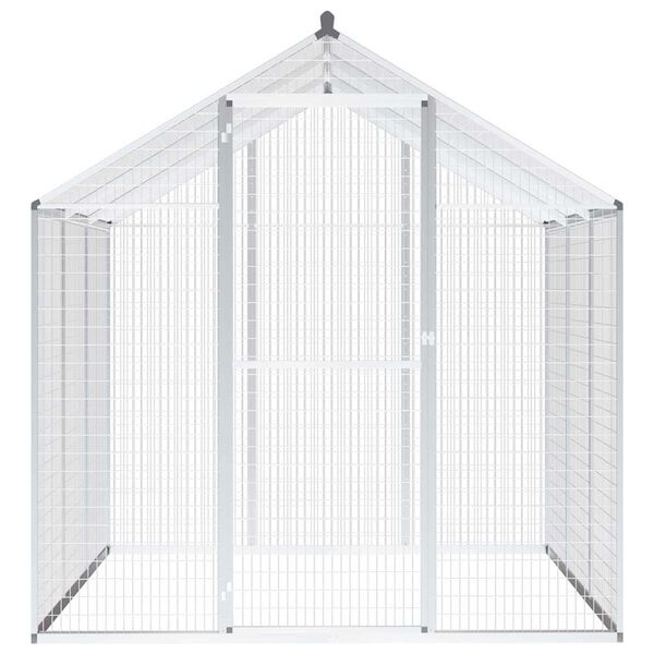 vidaXL Volière 183x178x194 cm aluminium