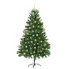 vidaXL Kerstboom met 300 LED met standaard Groen 180 cm PE