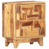 vidaXL Nachtkastje 40x30x50 cm massief acaciahout