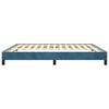 vidaXL Bedframe zonder matras 180x200 cm fluweel donkerblauw