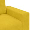 vidaXL Loveseat Sofa Geel 180x77x82 cm Fluweel