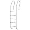 vidaXL Zwembadladder 54x38x211 cm 304 roestvrij staal