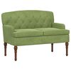 vidaXL Loungebank met knopencomfort Lichtgroen 111 x 65 x 79 cm