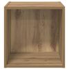vidaXL Wandkast met plank Artisan Eiken 37 x 37 x 37 cm Bewerkt hout