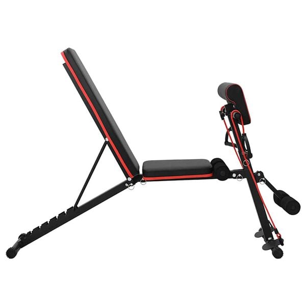 vidaXL Gewichtbank Zwart 132 x 54 x 100 cm Staal