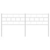 vidaXL Vervangend hoofdbord 160 cm metaal wit