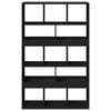 vidaXL Boekenkast 100x33x156,5 cm bewerkt hout zwart