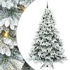 vidaXL Kunstkerstboom met 300 LED met standaard Wit 240 cm PE en PVC