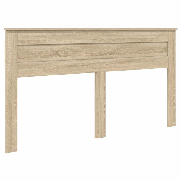 vidaXL Hoofdbord Sonoma Eiken 200 cm Bewerkt hout