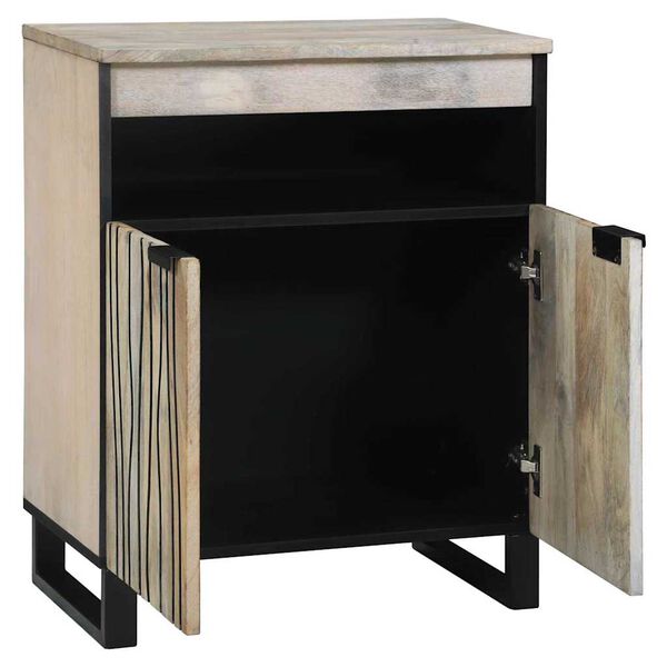 vidaXL Media-opslagkasten en rekken Wit en zwart 60 x 33 x 75 cm