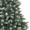 vidaXL Kunstkerstboom met 300 LED Groen 240 cm PVC en Plastic en Staal