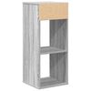vidaXL Boekenkast 34x31x80 cm bewerkt hout grijs sonoma eikenkleurig